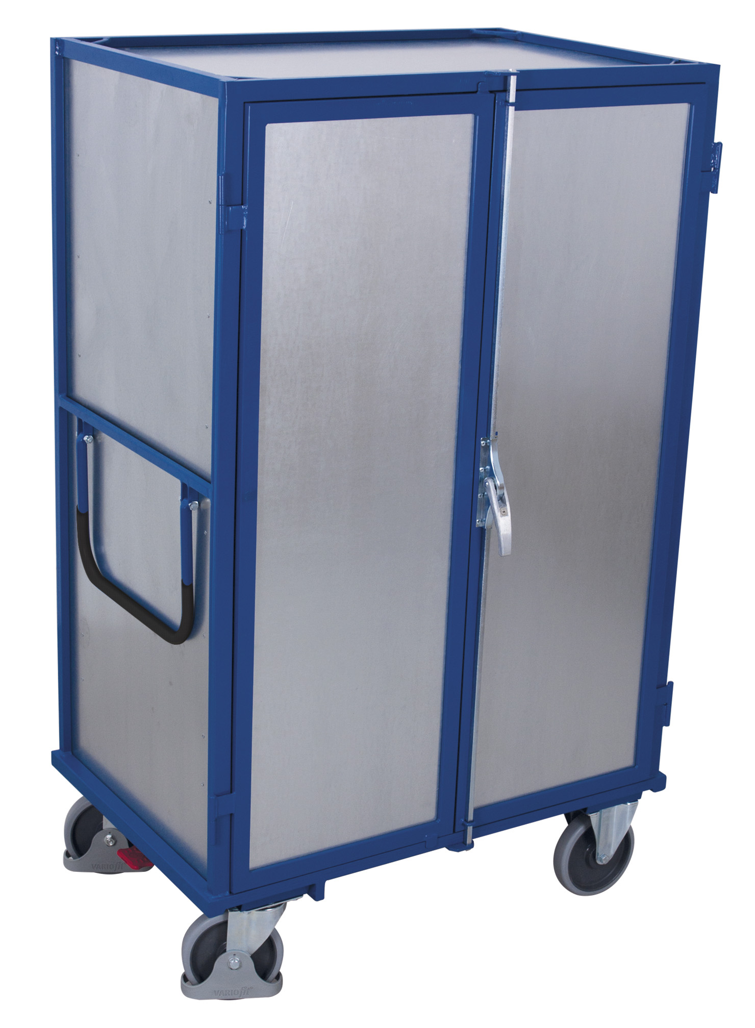 Abschließbarer Etagenwagen 1115 × 810 mm, fest verschweißt, 500 kg Traglast, RAL 5010, ideal für Lager & Werkstatt Verschließbarer Etagenwagen 1315 × 910 mm, fest verschweißt, 500 kg Traglast, RAL 5010, ideal für Lager & Werkstatt