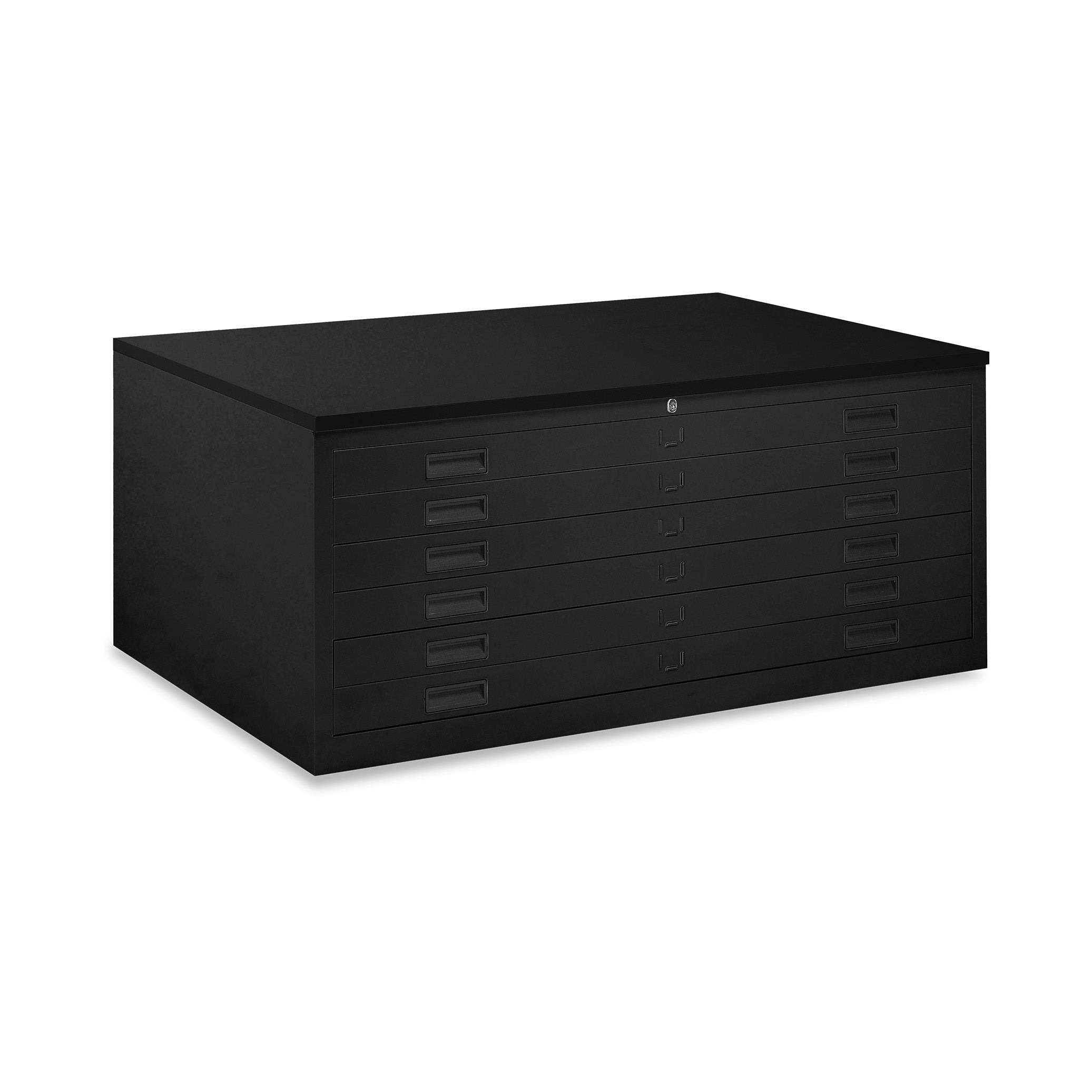 Stahl-Zeichnungsschrank 1400 × 950 × 605 mm für DIN A0, Farbe Tiefschwarz/Tiefschwarz Stahl-Zeichnungsschrank 1400 × 950 × 605 mm für DIN A0, Farbe Tiefschwarz/Tiefschwarz