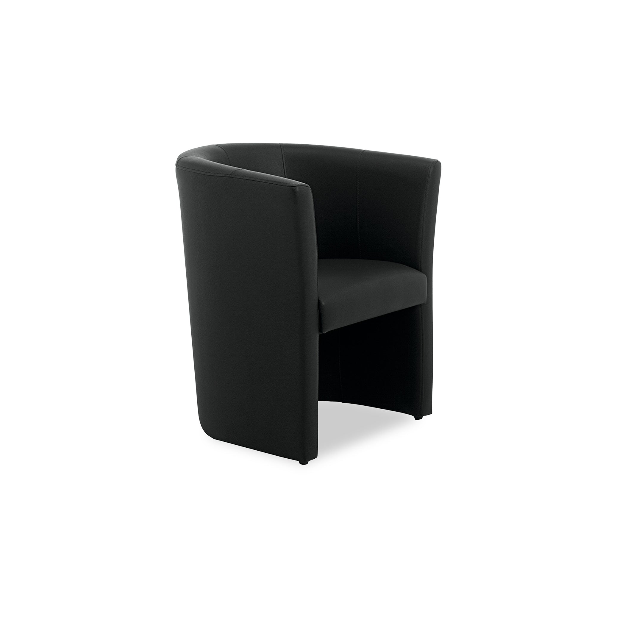 Moderner Abgerundeter Sessel Tube 01 für 1 Person, Schwarz | Massivholzrahmen, komfortable Polsterung, elegantes Design Moderner Abgerundeter Sessel Tube 01 für 1 Person, Schwarz | Massivholzrahmen, komfortable Polsterung, elegantes Design