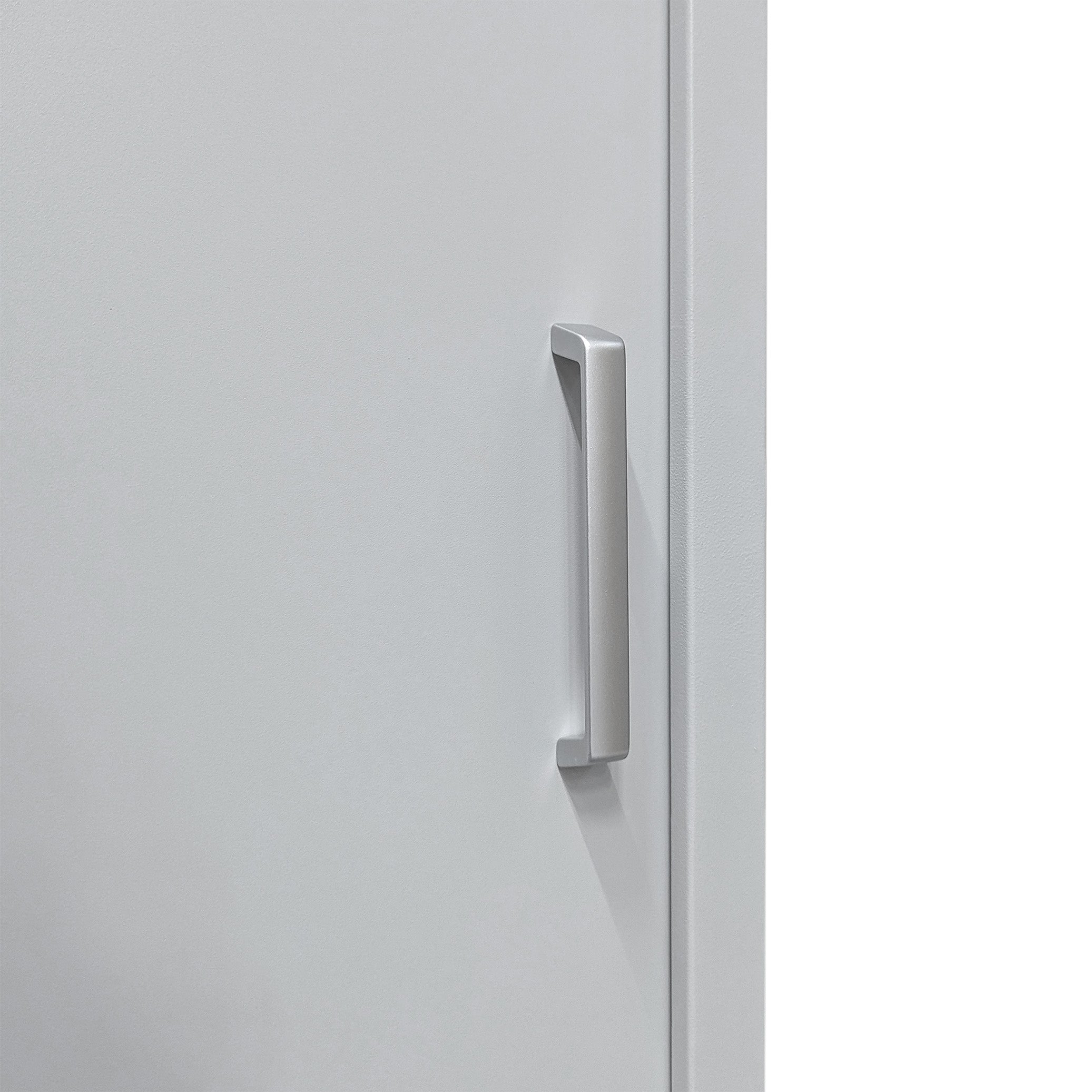 Professioneller Schiebetürenschrank 1200 × 420 × 1560 mm, farbe lichtgrau / lichtgrau