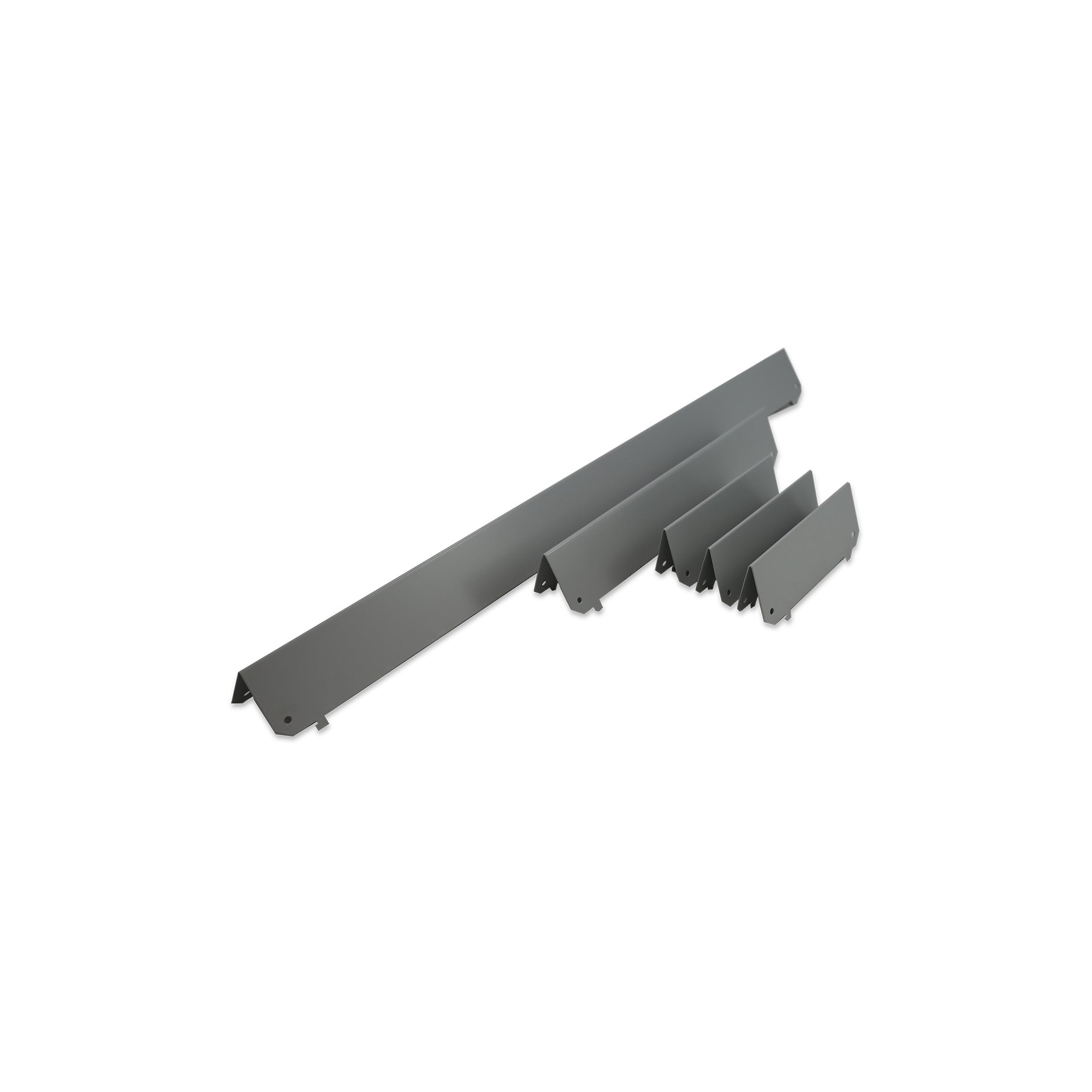 Strukturiertes Einteilungsset für DIN A0 Zeichnungsschrank, Farbe tiefschwarz