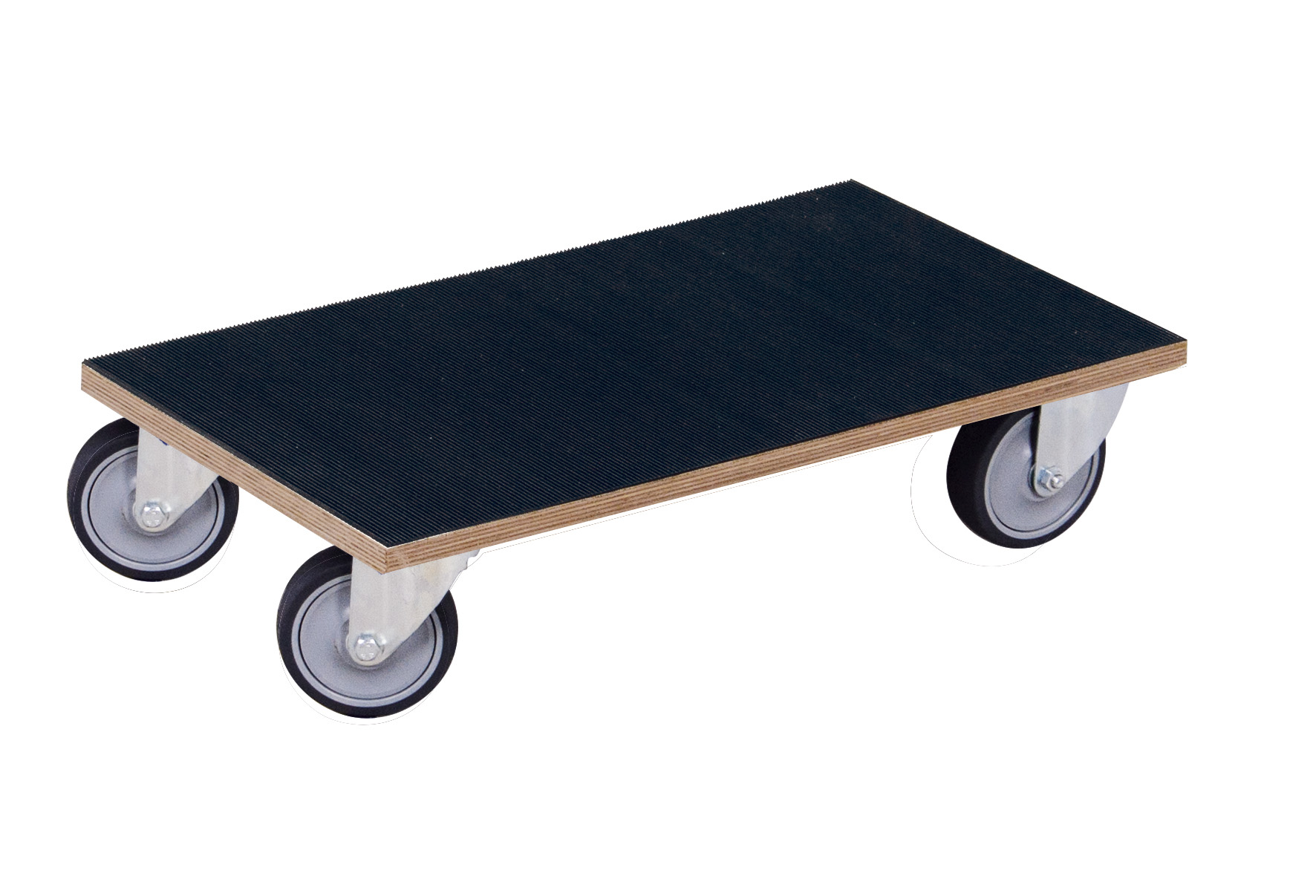 Zuverlässiger Möbelhund® mit thermoplastischer Bereifung, 600 × 350 × 145 mm, 300 kg Traglast