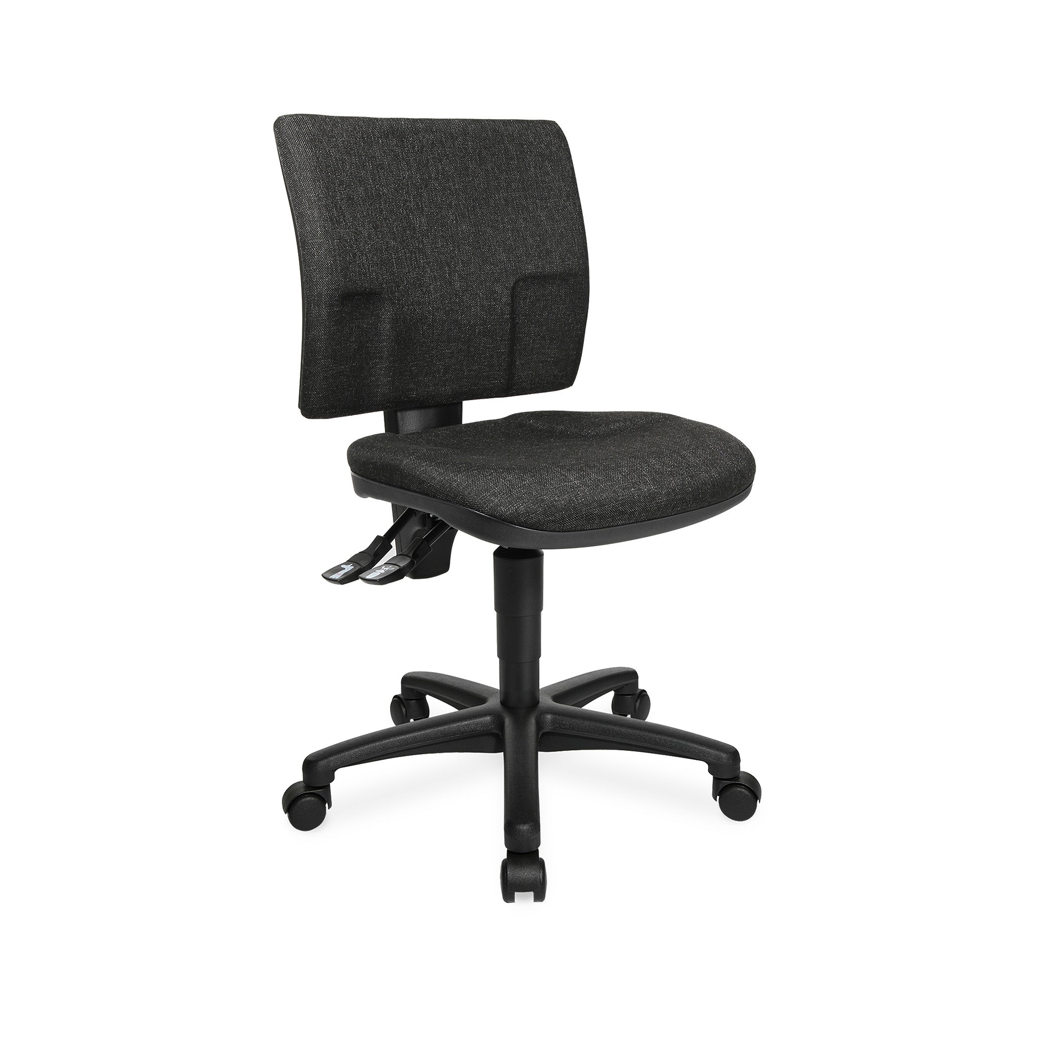 Ergonomischer Bürodrehstuhl, Farbe Anthrazit/Schwarz