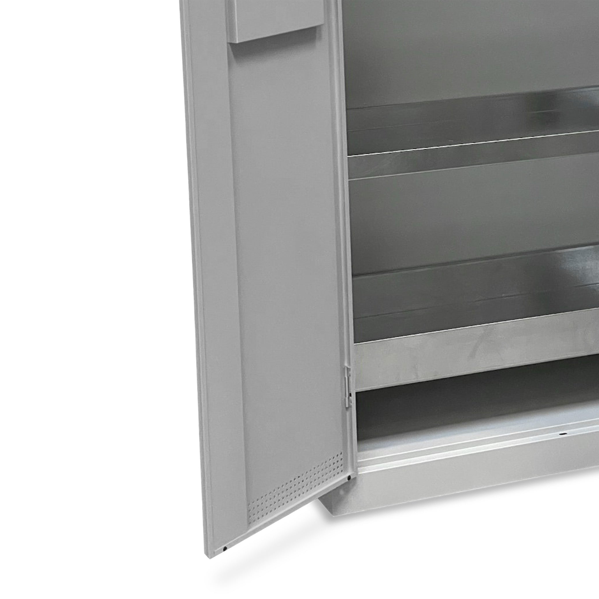 Kompakter Umweltschrank 500 × 500 × 1950 mm, farbe lichtgrau/lichtgrau