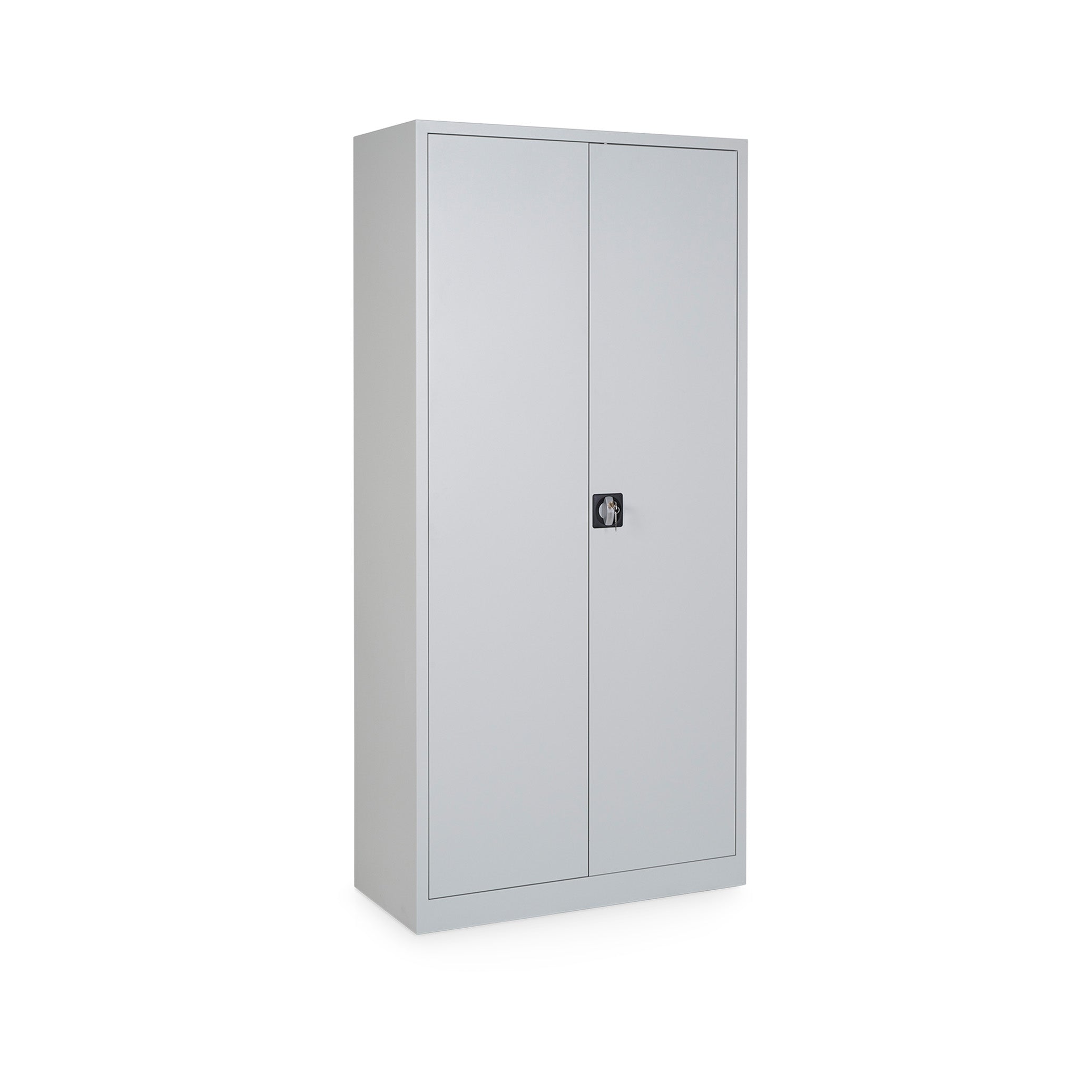 Stabiler Putzmittelschrank 920 × 420 × 1950 mm, farbe lichtgrau / lichtgrau Stabiler Putzmittelschrank 800 × 500 × 1800 mm, farbe lichtgrau / lichtgrau