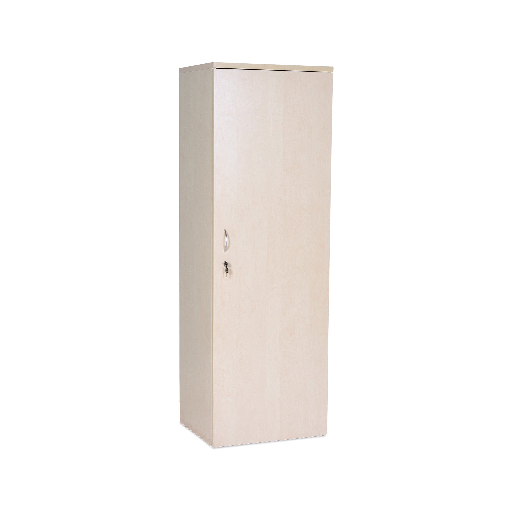 Stabiler Kleider-Wäscheschrank 600 × 500 × 1800 mm, zerlegt, Dekor Ahorn