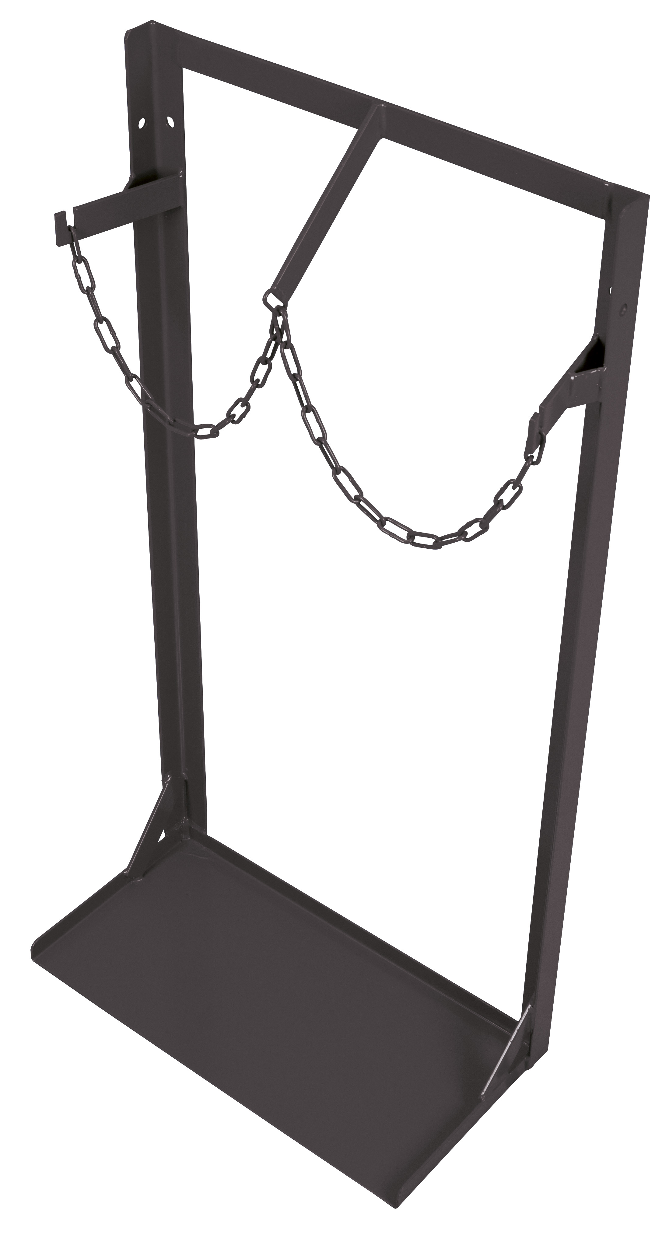 Stabiler Stahlflaschenständer 570 × 285 × 1100 mm für 2 Flaschen à 40–50 Liter, RAL 7016, ideal für sichere Lagerung Stabiler Stahlflaschenständer 570 × 285 × 1100 mm für 2 Flaschen à 40–50 Liter, RAL 7016, ideal für sichere Lagerung
