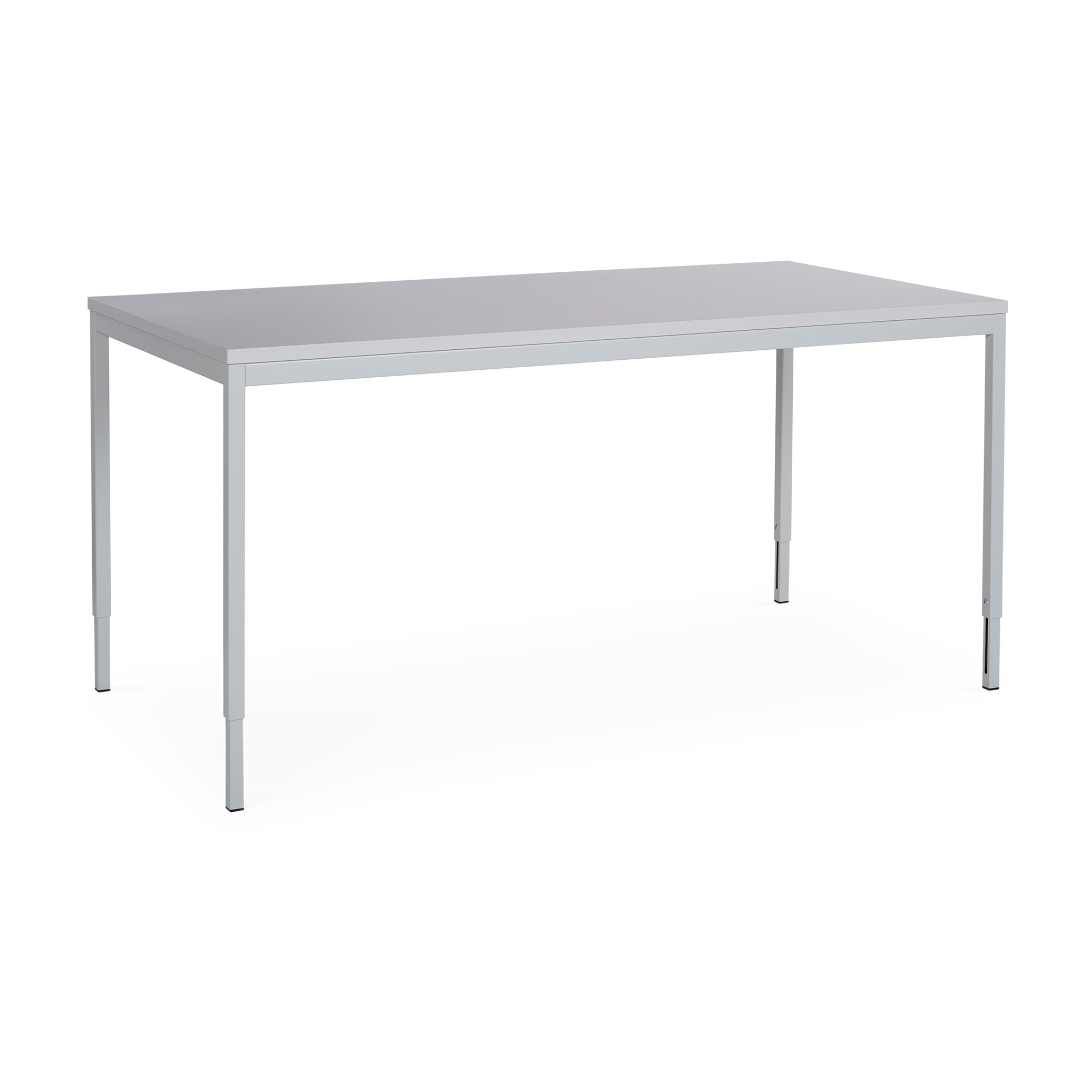 Großzügiger Mehrzwecktisch 1800 × 800 mm – höhenverstellbar 620–860 mm, Farbe Lichtgrau/Grau