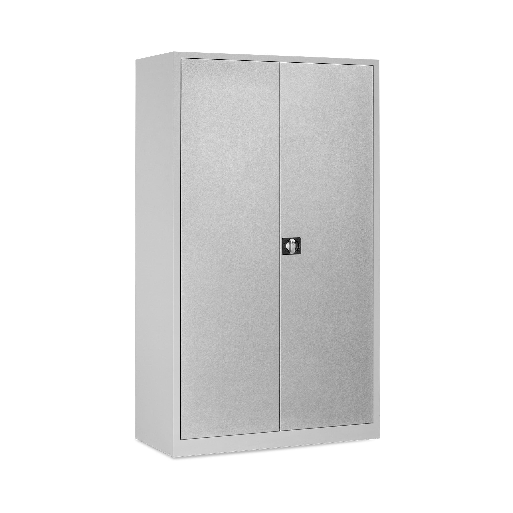 Großzügiger Flügeltürenschrank 1200 × 420 × 1950 mm, 5 Ordnerhöhen, Farbe Lichtgrau/Lichtgrau Flügeltürenschrank mit Wertfach 1200 × 420 × 1950 mm, 5 Ordnerhöhen, Farbe Lichtgrau/Lichtgrau