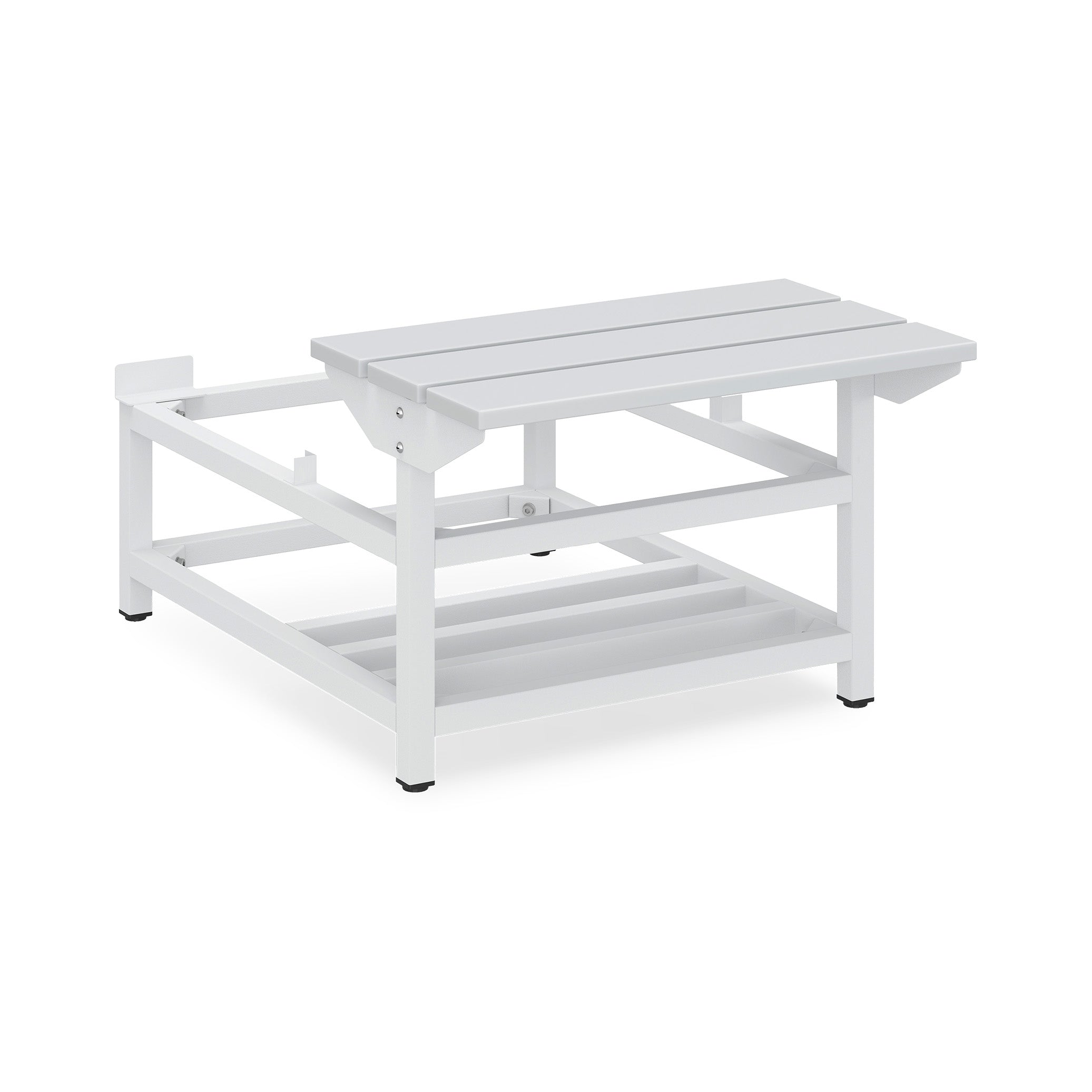 Standard Untergestell für Spinde 1200 mm breit mit Schuhrost Kunststoff – praktische Erweiterung für Ordnung