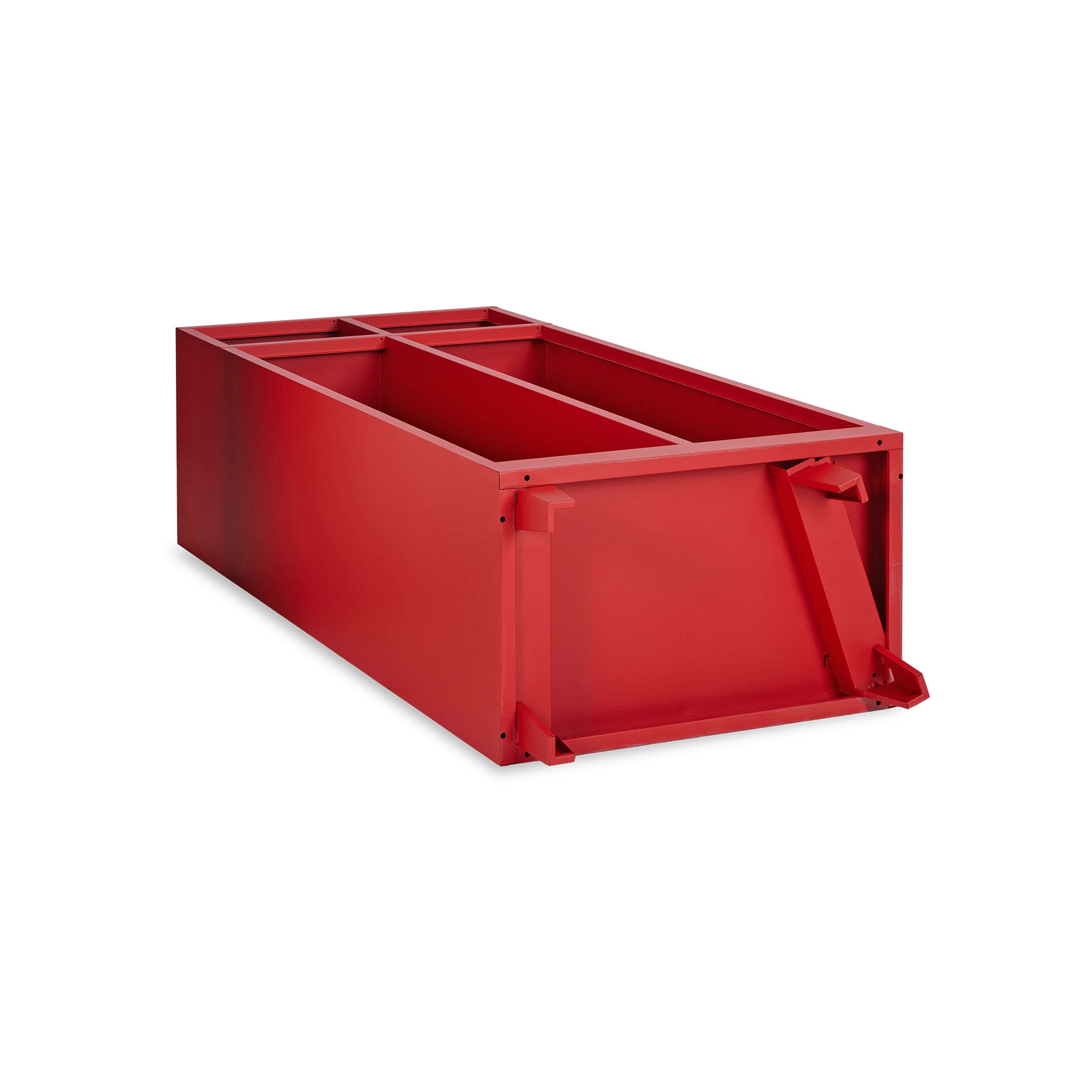 Feuerwehrschrank Fuß-Set, Farbe feuerrot, passend für alle Größen