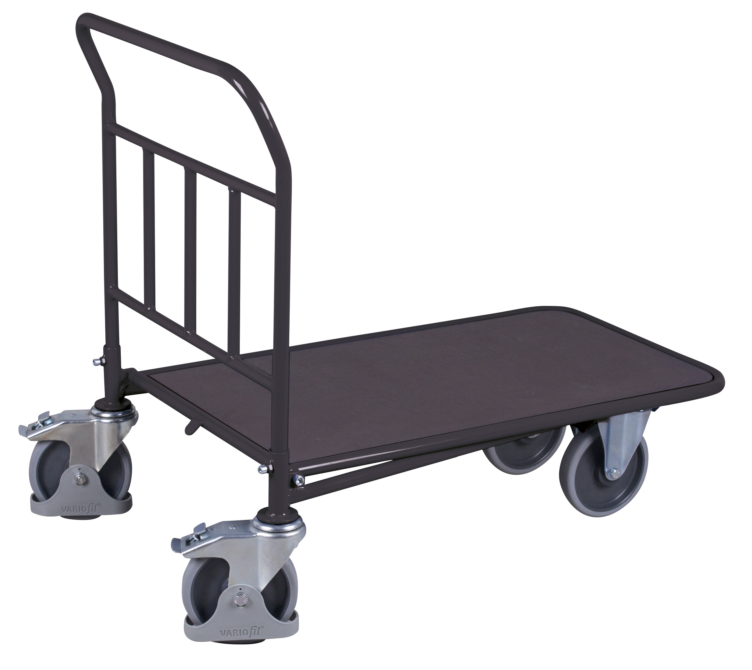 Praktischer C+C Wagen 990 × 640 mm mit Siebdruck-Ladefläche, 400 kg Traglast, RAL 7016, ideal für Lager & Werkstatt Moderner C+C Wagen 1140 × 840 mm mit Siebdruck-Ladefläche, 500 kg Traglast, RAL 7016, ideal für Lager & Werkstatt