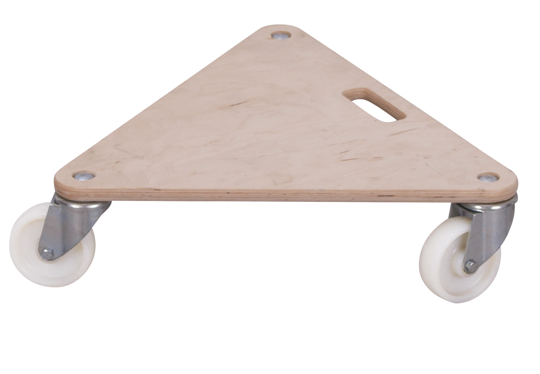 Stabiler Triple-Dog mit Kunststofflenkrollen, 540 × 540 × 145 mm, 300 kg Traglast Stabiler Triple-Dog mit Kunststofflenkrollen, 540 × 540 × 145 mm, 300 kg Traglast