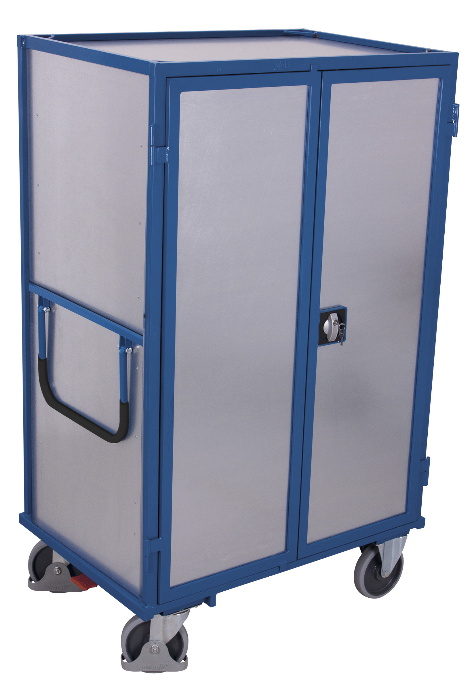 Starker Etagenwagen 1315 × 830 mm, fest verschweißt, 500 kg Traglast, RAL 5010, ideal für Lager & Werkstatt