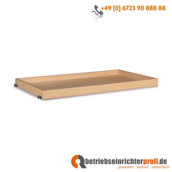 Tauroflex Ladefläche für basic 850 × 500 mm MDF mit Bordkante aus MDF, Traglast 100 kg