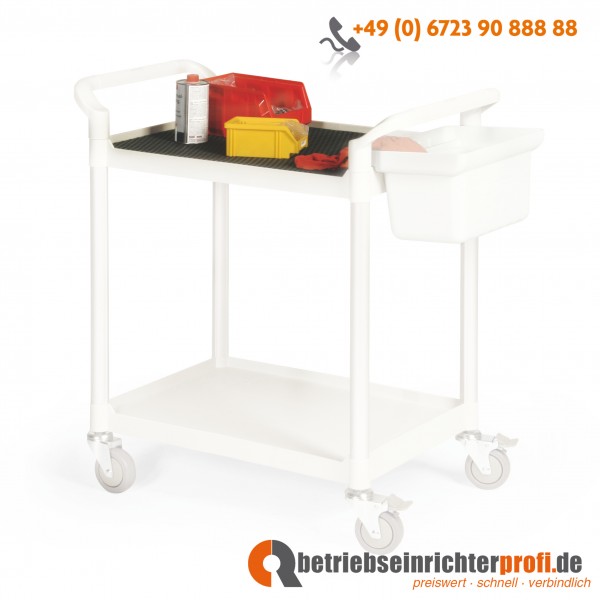 Taurotrade Antirutschmatte für Etagenwagen 850 x 480 mm , schwarz