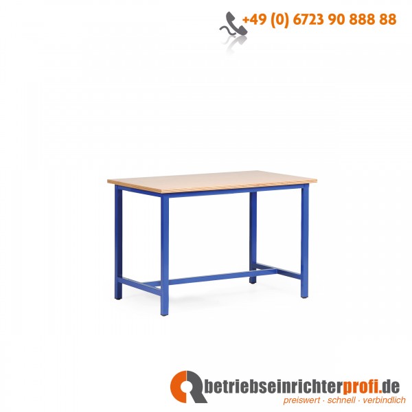 Taurotec Arbeitstisch mit Tischplatte aus Multiplexholz, Traglast 750 kg, 1200 × 700 mm