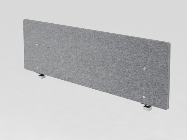 Akustik-Trennwand 160cm, grau-meliert