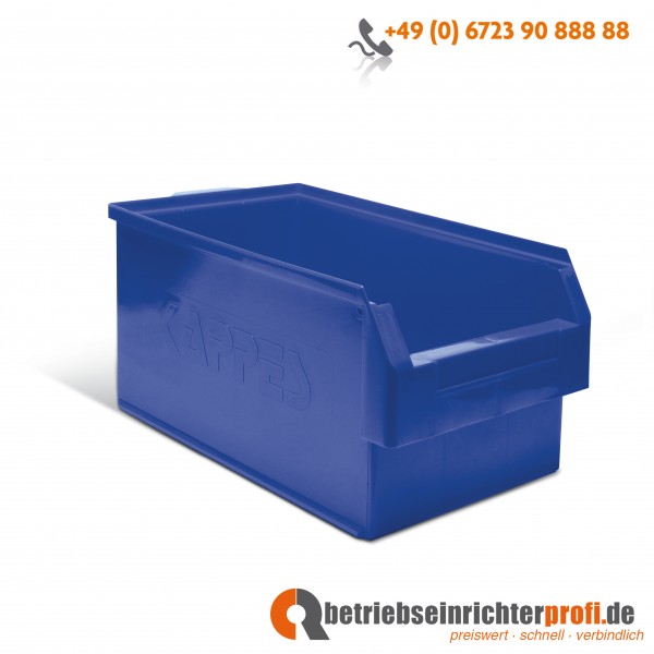 RasterPlan Sichtlagerkasten Gr. 1 blau 500 x 300 x 250 mm