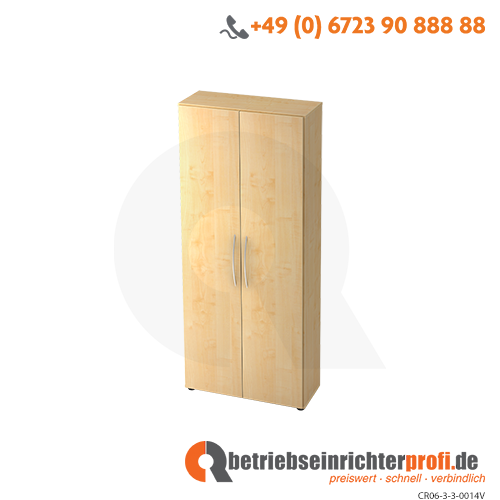 Schrank 5OH 34,6cm tief BM Ahorn/Ahorn