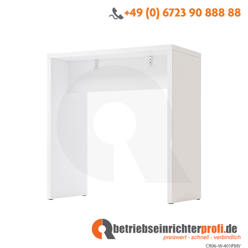 Stehtisch 104x50x108cm (BxTxH) Weiß