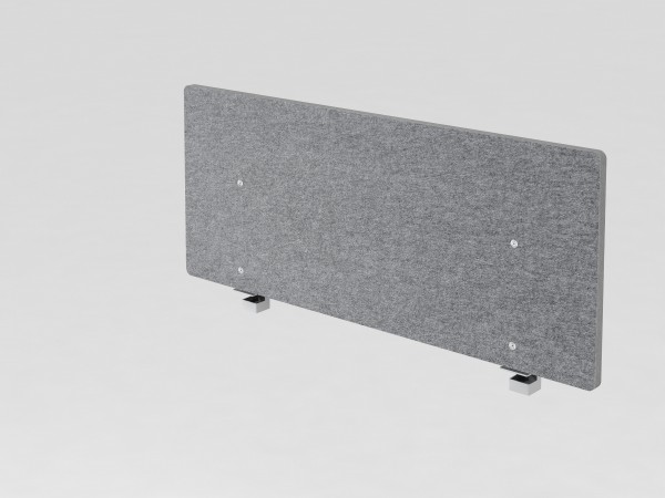 Akustik-Trennwand 120cm, grau-meliert