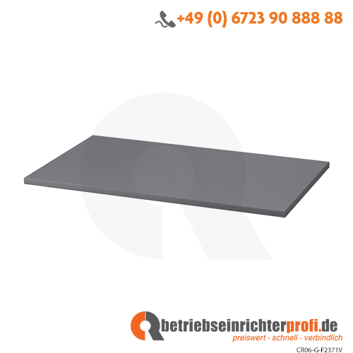 Fachboden Querrollladenschrank Graphit