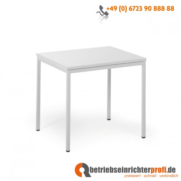 Taurotrade Allzwecktisch, 800 x 800 mm, lichtgrau