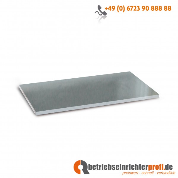 Taurotrade verstärkter Fachboden für Schrankmaß 925 x 600 mm, verzinkt, Traglast 70 kg 