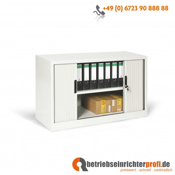 Taurotrade Aufsatzschrank mit Rollladen und 1 Fachboden, 750 x 1200 x 460 mm