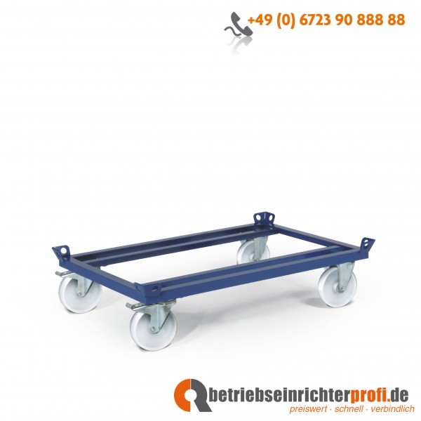 Rotauro Palettenroller, Ladefläche 1210 x 810 mm, Traglast 1000 kg, Polyamidräder