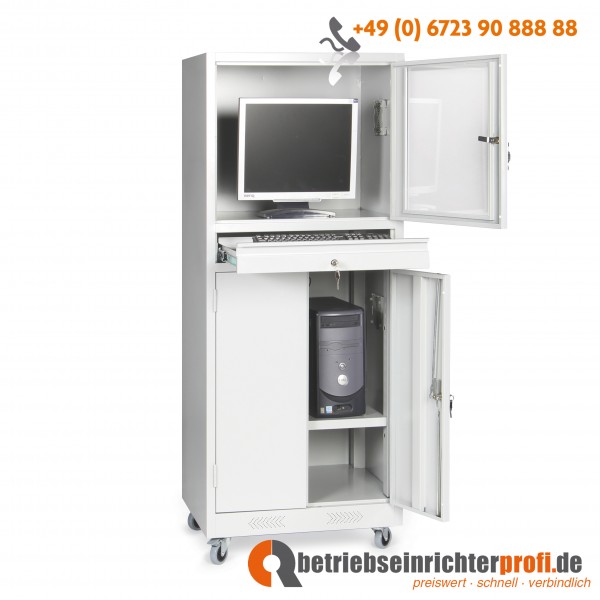 Taurotrade Computerschrank, 1700 x 680 x 600 mm 