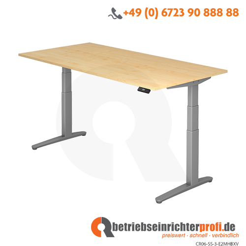 Sitz-Stehtisch + Sideboard Eiche/Graphit